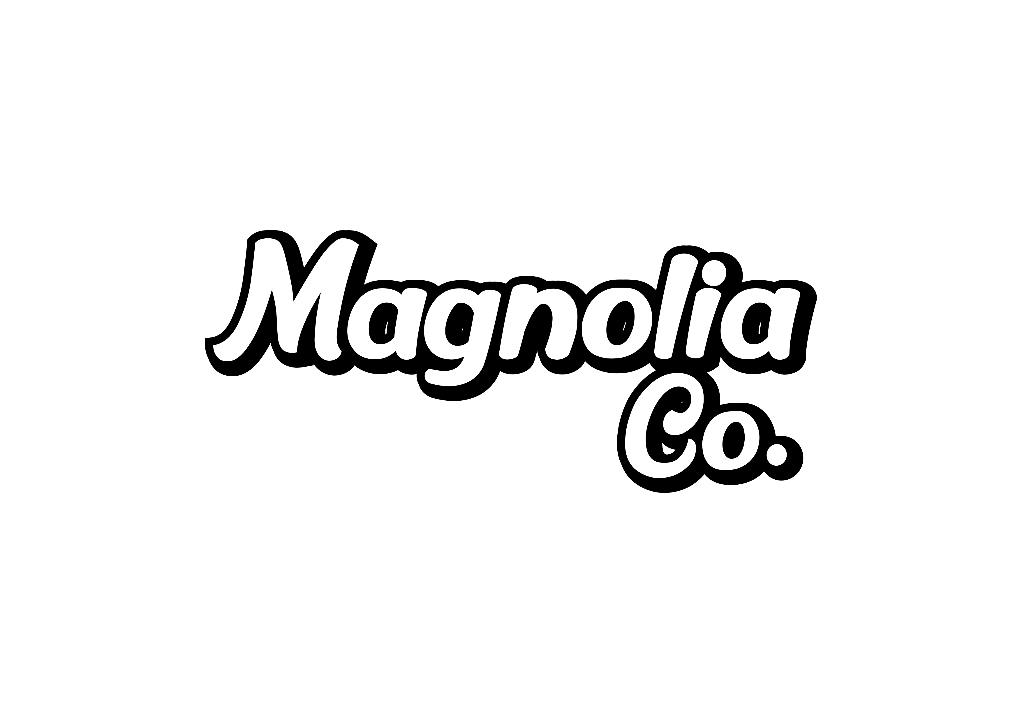 Magnolia Die Cut Stickers - Magnolia Blooming Co